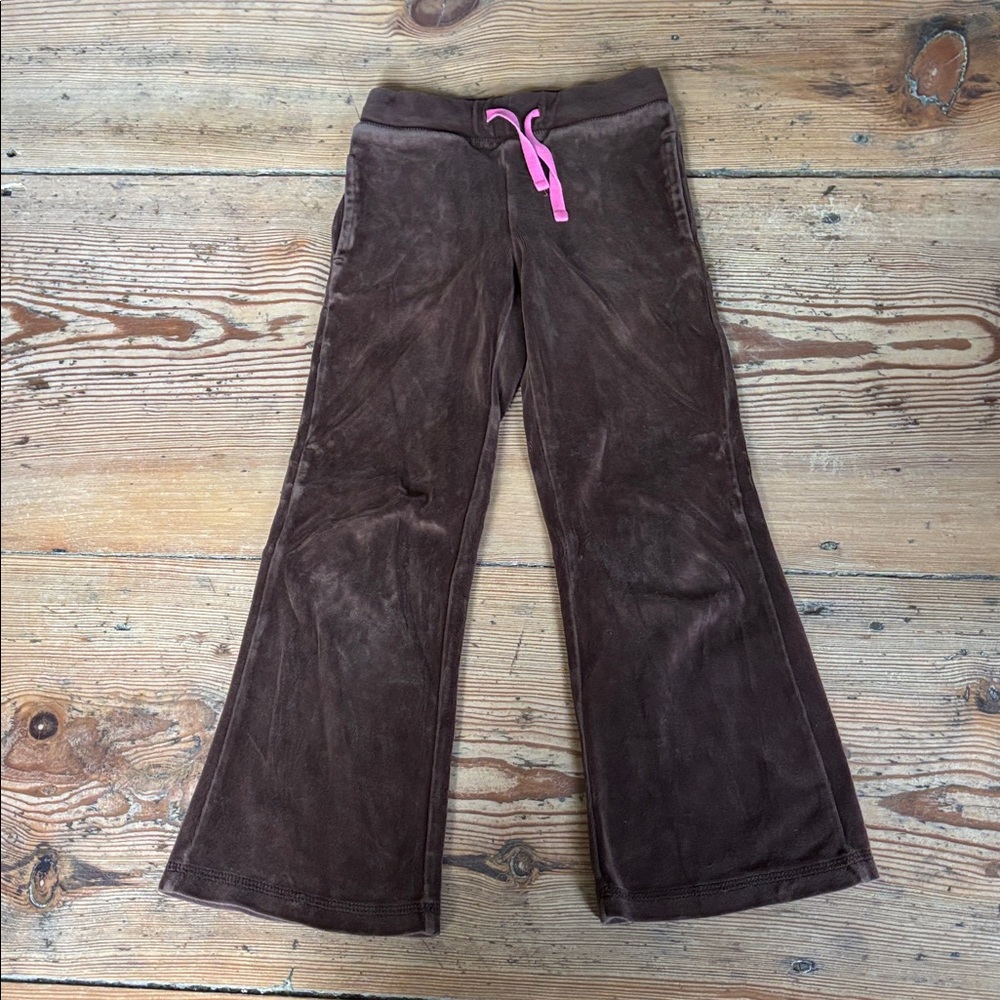 Mini Boden Velvet Flared Leggings